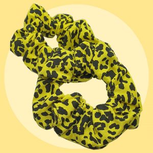 Yellow Leopard Spot Scrunchies | PIRATE SPIRIT