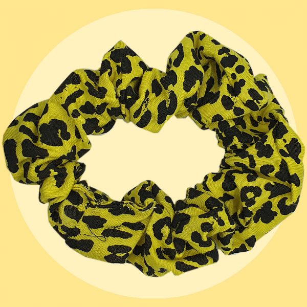 Yellow Leopard Spot Scrunchies | PIRATE SPIRIT