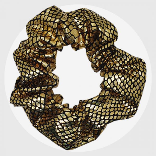 Gold Reptilian Scrunchies | PIRATE SPIRIT
