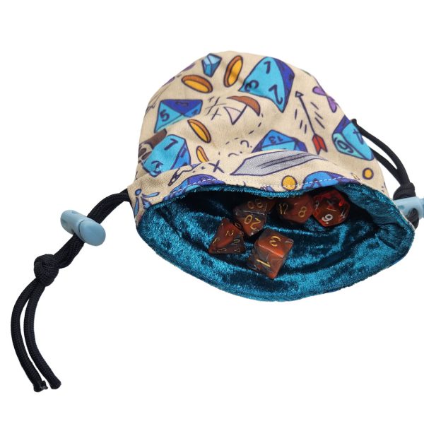 D&D Adventure Dice Bag | Pirate Spirit - Handmade in Naarm