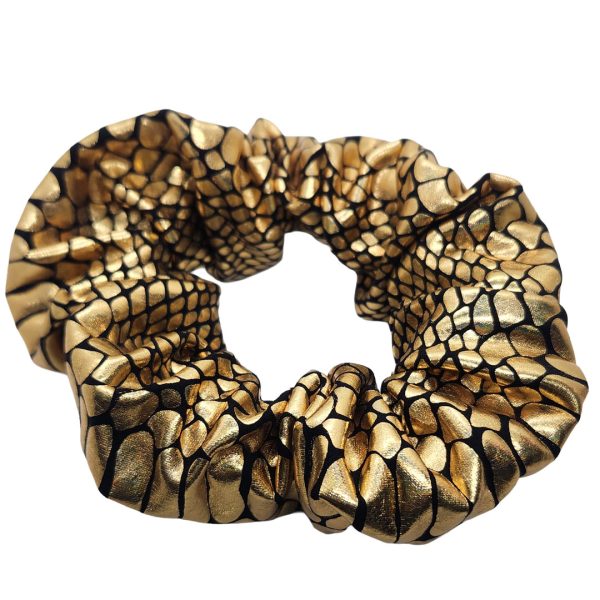 Gold Scale Scrunchie | Pirate Spirit - Handmande in Naarm