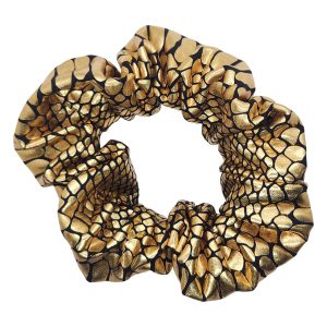 Gold Scale Scrunchie | Pirate Spirit - Handmande in Naarm