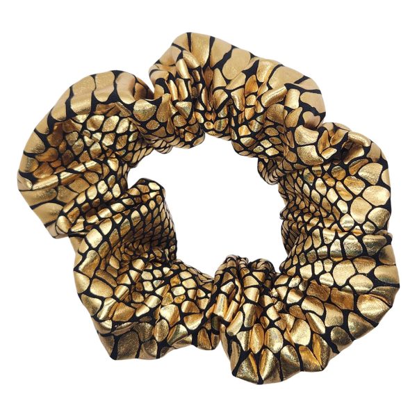 Gold Scale Scrunchie | Pirate Spirit - Handmande in Naarm